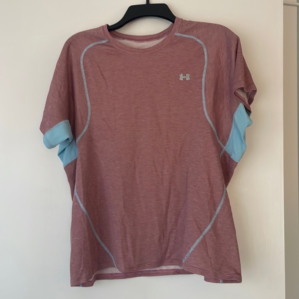 Red athletic tee shirt